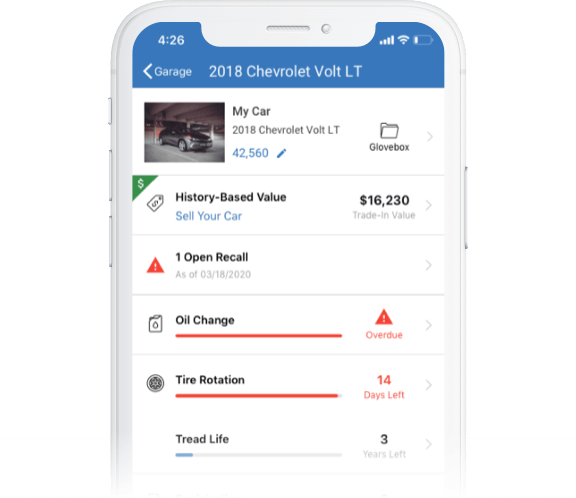 CARFAX Car Care The Best Car Maintenance App for Service Alerts
